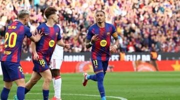 برشلونة ضد إشبيلية هدف وحيد يفصل البارسا عن رقم جوارديولا