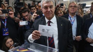 برشلونة يُجدّد الثقة لابورتا يتغلب على فونت بفارق كبير