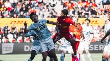 جريدة مانشيت إبراهيم عادل يسجل هدف رائع في مواجهة نورشيلاند