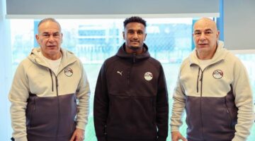 جريدة مانشيت حسام وإبراهيم حسن يُرحبان بالوافد الجديد لصفوف الفراعنة