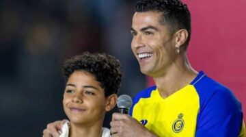 جريدة مانشيت كشف حقيقة تدريب نجل كريستيانو رونالدو في مركز
