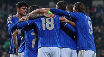 جريدة مانشيت موعد مباراة إيطاليا وأيرلندا الشمالية والقناة الناقلة والمعلق