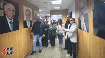 صناع مسلسل أولاد الراعي بجولة في اليوم السابع قبل ندوة