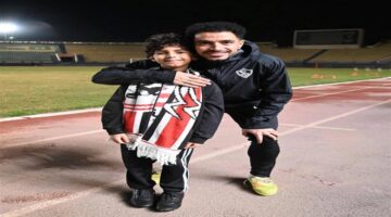 طفل مسلسل صحاب الأرض في ميت عقبة لاعبو الزمالك يستقبلون