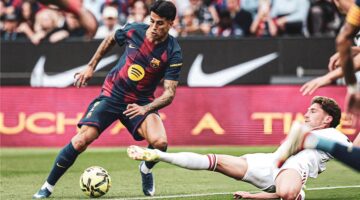 فيديو كانسيلو يسجل هدف برشلونة الخامس أمام إشبيلية