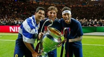 قصة بطل الـMSN يقودون برشلونة لآخر لقب فى دوري أبطال