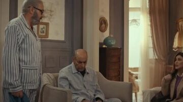 مسلسل اللون الأزرق الحلقة 15 مشهد إنسانى بين آمنة ووالدها