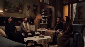 مسلسل حكاية نرجس الحلقة 2 ريهام عبد الغفور تصدم حماتها