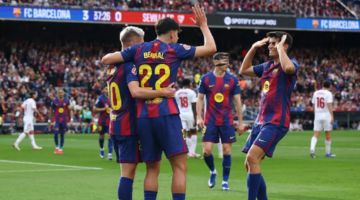 نتيجة مباراة برشلونة وإشبيلية فى الدورى الاسبانى كورة 25