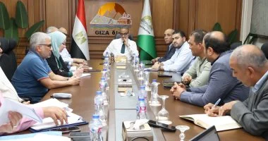محافظ الجيزة يتابع تطوير محيط محور عمرو بن العاص بكفر طهرمس