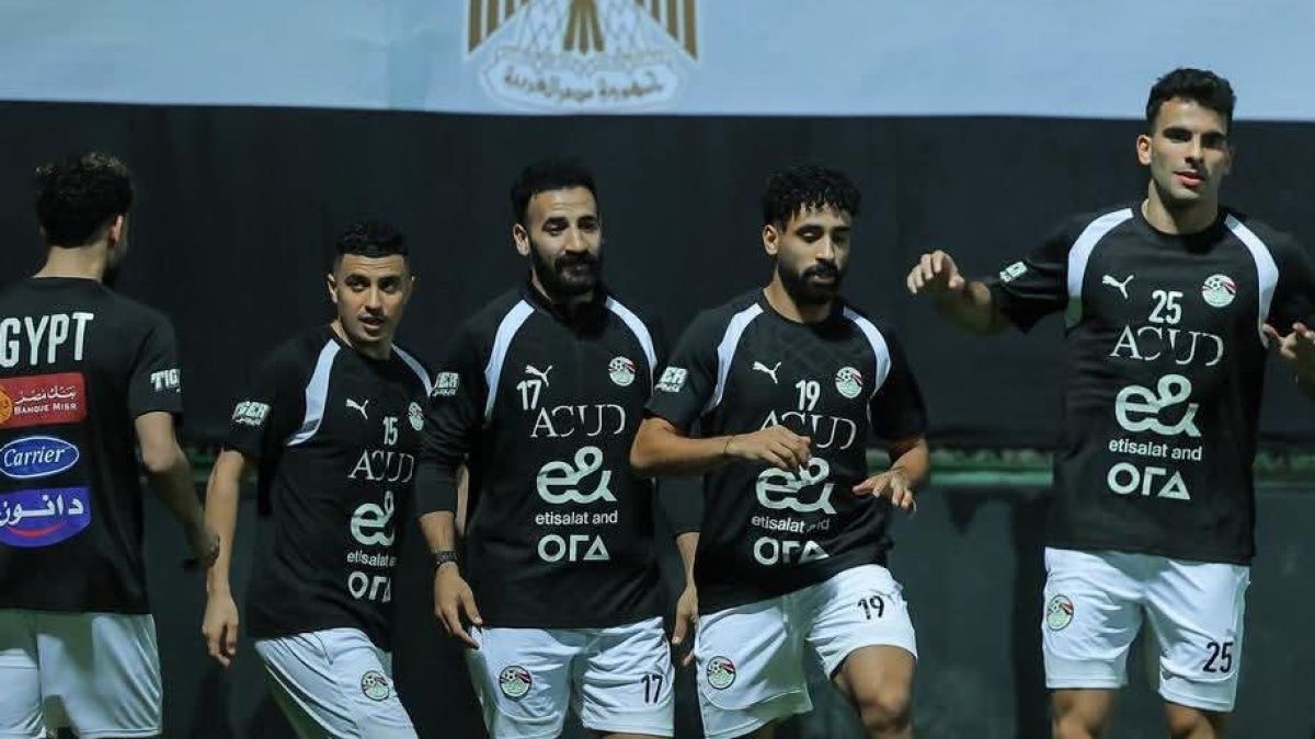 منتخب مصر يواصل تحضيراته لمواجهة روسيا بمرانه الثاني اليوم