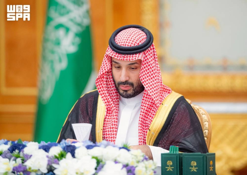 ولي العهد يرأس جلسة مجلس الوزراء في الرياض