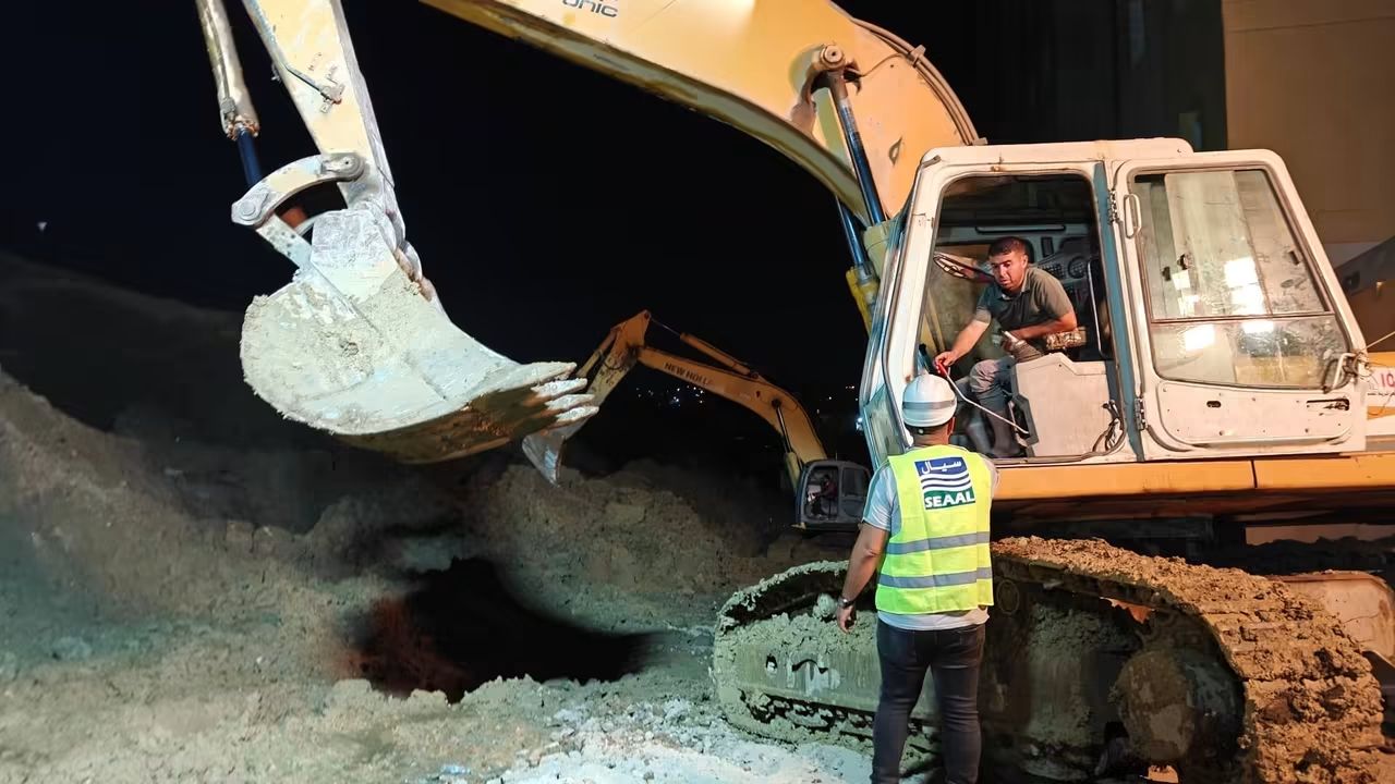 انفجار قناة ببودواو.. إعادة المياه خلال 48 ساعة