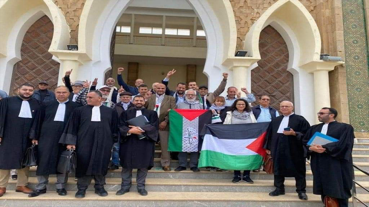 استئنافية الرباط تواصل محاكمة 13 مناضلاً ضد التطبيع وسط تصاعد القمع واحتجاجات ضد التمدد الصهيوني بالمغرب