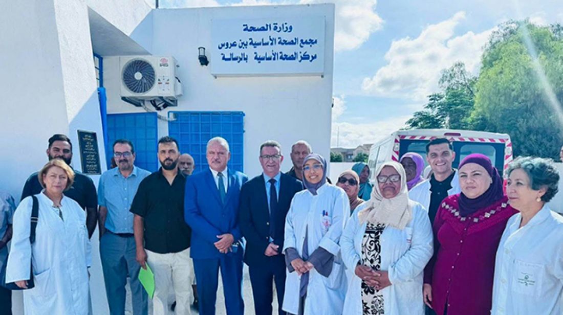 ‫بعد استكمال أشغال الصيانة: إعادة فتح مركز الصحة الأساسية الرسالة بمرناق
