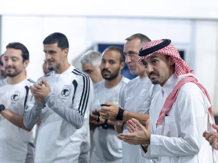 الأخضر يواصل تدريباته استعدادًا لمواجهة قطر