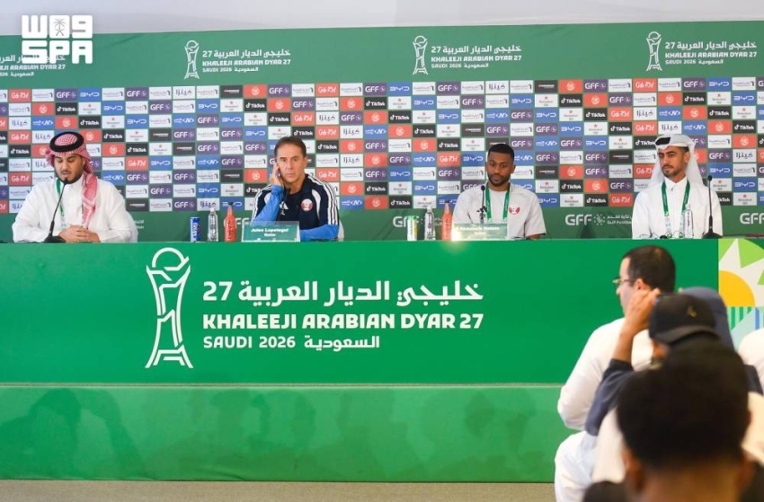 المدير الفني للمنتخب القطري جوليان لوبيتيغي المنتخب القطري المنتخب السعودي نصف نهائي كأس الخليج العربي لكرة القدم «خليجي 27» خليجي 27
