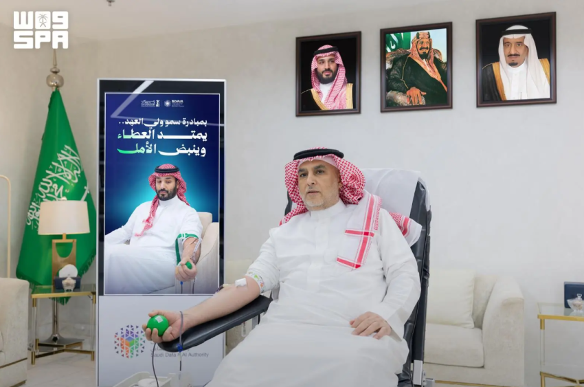رئيس “سدايا” يشارك في الحملة الوطنية السنوية للتبرع بالدم