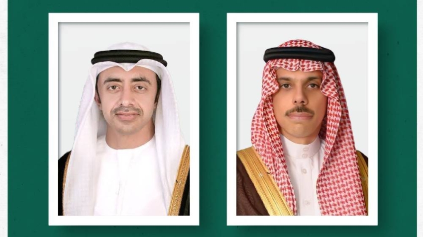 اتصال هاتفي بين وزيري خارجية السعودية والإمارات