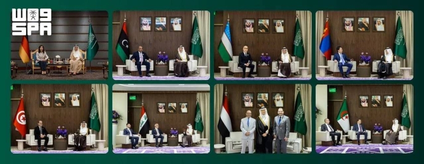 سمو وزير الطاقة يلتقي الوزراء لبحث التعاون