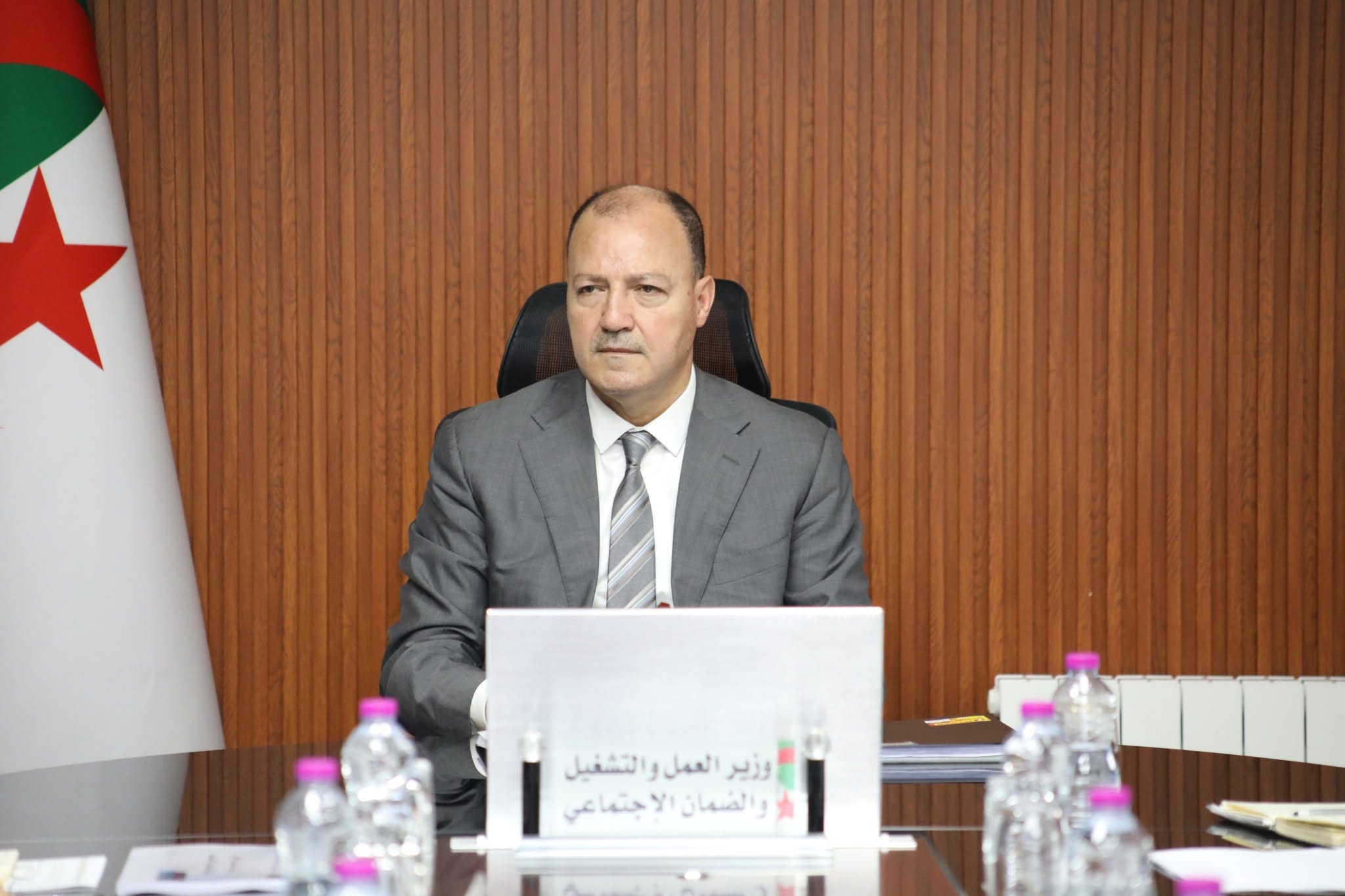 وزير العمل يتابع نشاطات صندوق التأمين عن البطالة