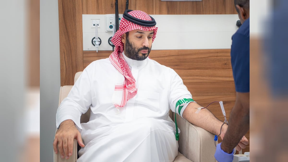تزامنًا مع تبرع ولي العهد.. 18 موقعًا وعربة لاستقبال المتبرعين بالدم في جازان