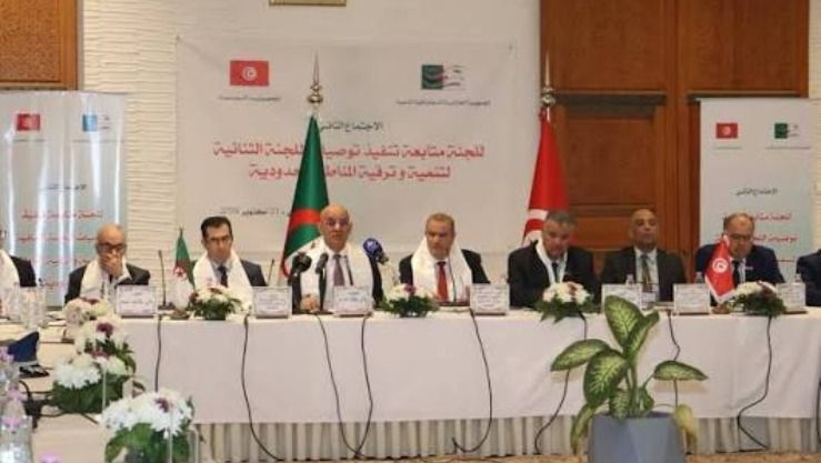 الجزائر-تونس: مناقشة مدى تنفيذ توصيات اجتماع اللجنة الاولى لتنمية وترقية المناطق الحدودية