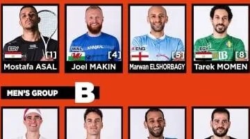 فرعنة الاسكواش.. 6 أبطال مصريين ضمن العظماء الثمانية للاسكواش